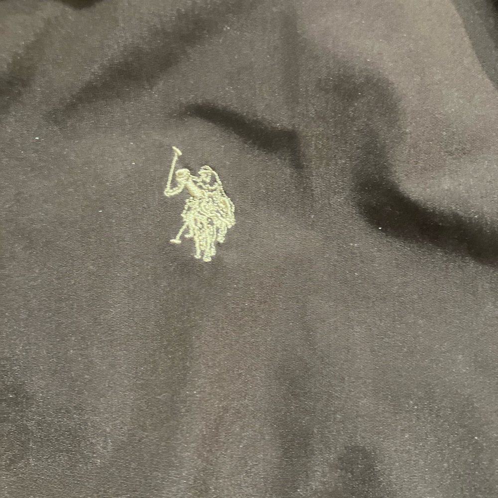 US POLO ASSN.  Men's Brown Bomber Style Jacket Full Zip‎ Fleece Lining Size L - Picture 4 of 9
